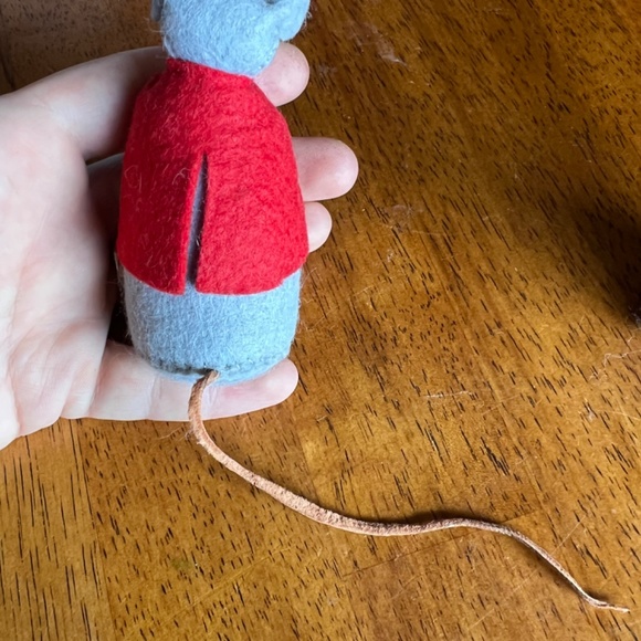 VINTAGE HANDMADE ENGLAND MICE MR & MRS WILLIAM WENSLEYDALE MINIATURES ANAMORPHIC - Picture 4 of 9